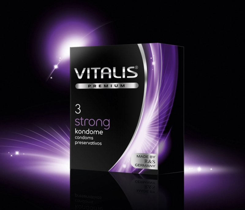 Презервативы "Vitalis Strong" анальные, 3шт 