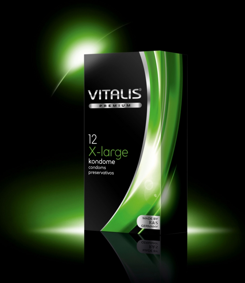Презервативы "Vitalis X-Large" увеличенный размер, 12шт 